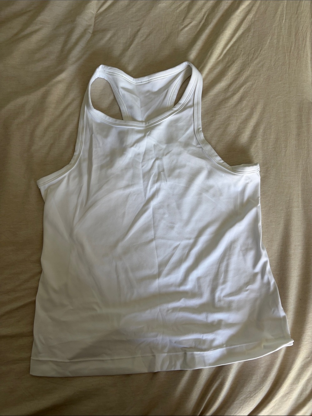 lululemon athletica White Racerback Performance Tank